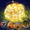 Luz Micro Led Solar Alambre X 10 unds